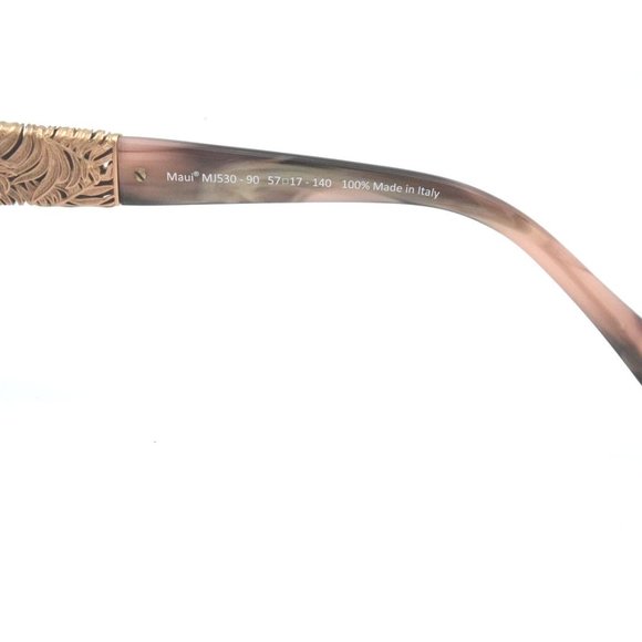 Maui Jim Swaying Palms MJ 530-90 Rose Pearl Rose Gold / Maui Rose®-Polar… - Picture 4 of 8